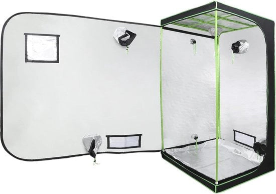 Tenda per coltivazione 100x100x200 cm – Stampa luce, impermeabile all'acqua e duraturo per coltivazione interna