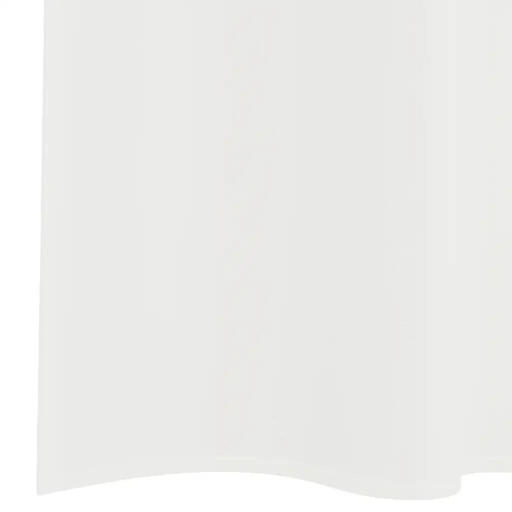Tende in Voile con Tasche per Aste 2 pz Bianco 4102245