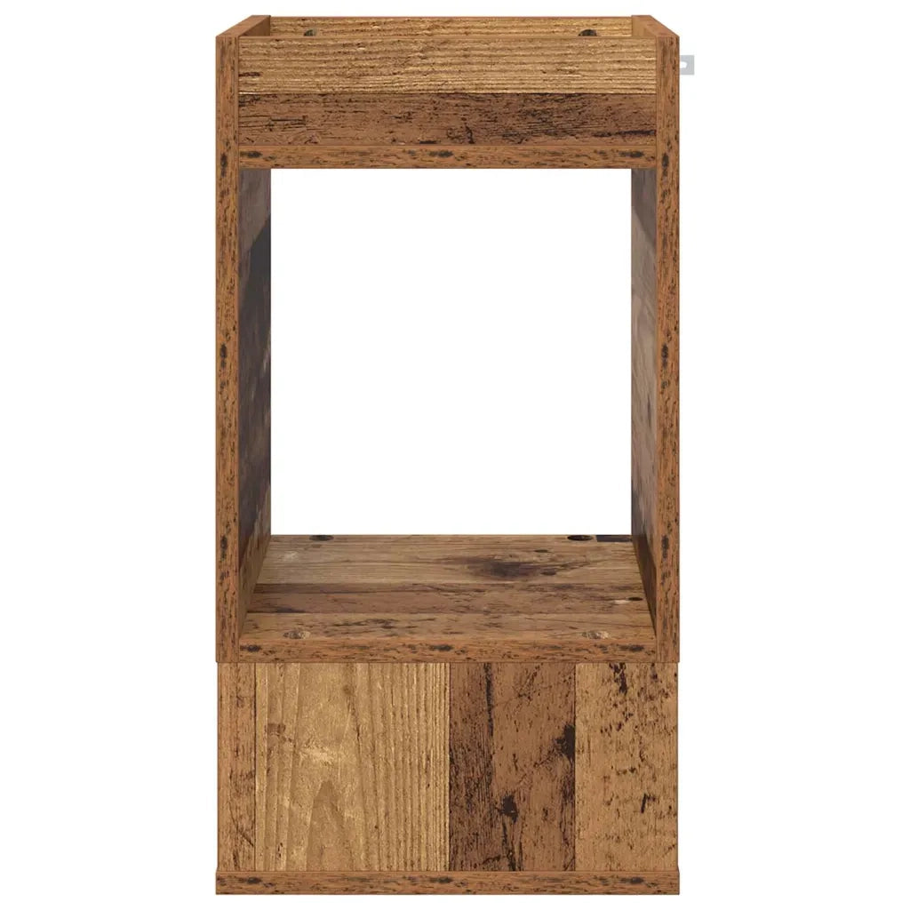 Tavolino 2 pcs Legno vecchio 30 x 30 x 56 cm Legno multistrato 890941