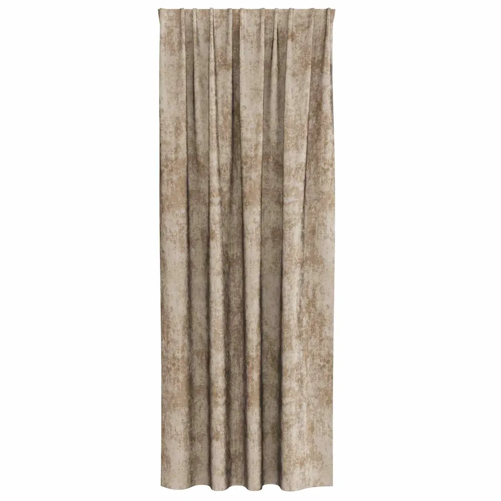 Tende in Velluto con tende 2 pcs Champagne 225 x 140 cm Velluto 4107710