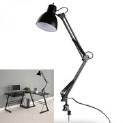 Trade Shop - Lampada Luce In Metallo Con Morsetto Per Tavolo Scrivania E27 40w Per Estetista -