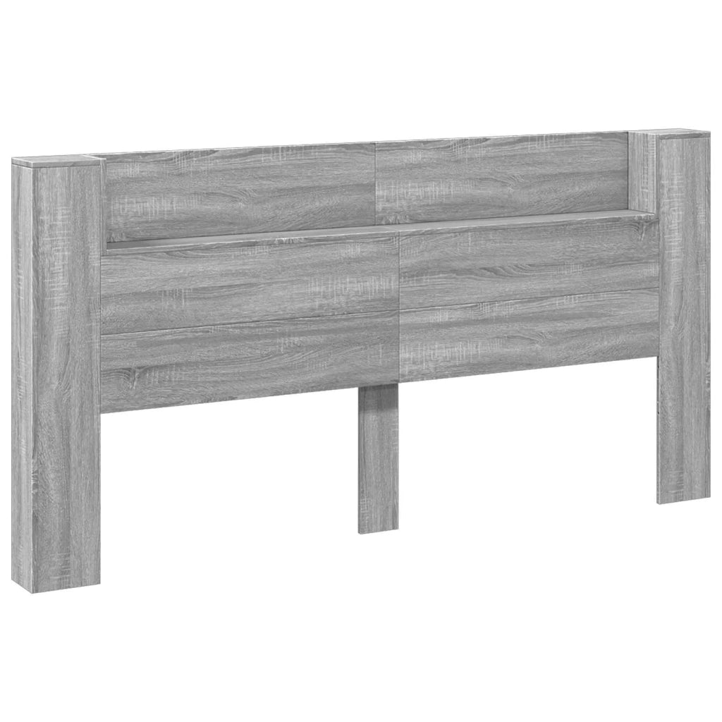 Testiera | Testata Grigio Sonoma 200 x 16,5 x 103,5 cm Legno multistrato