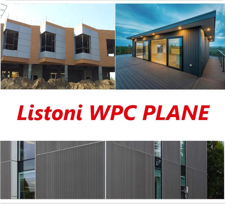 Listoni WPC Plane 15m² per rivestimenti colore Rovere listone 150x2200mm spessore 11mm