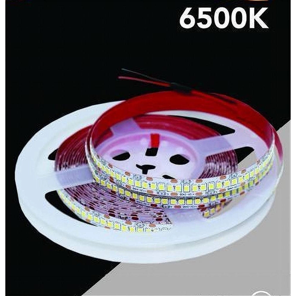 Trade Shop - Striscia Led Smd 2835 Strip 5 Mt Bobina Luce Naturale Calda Fredda 2835 12v - -bianco Freddo      -