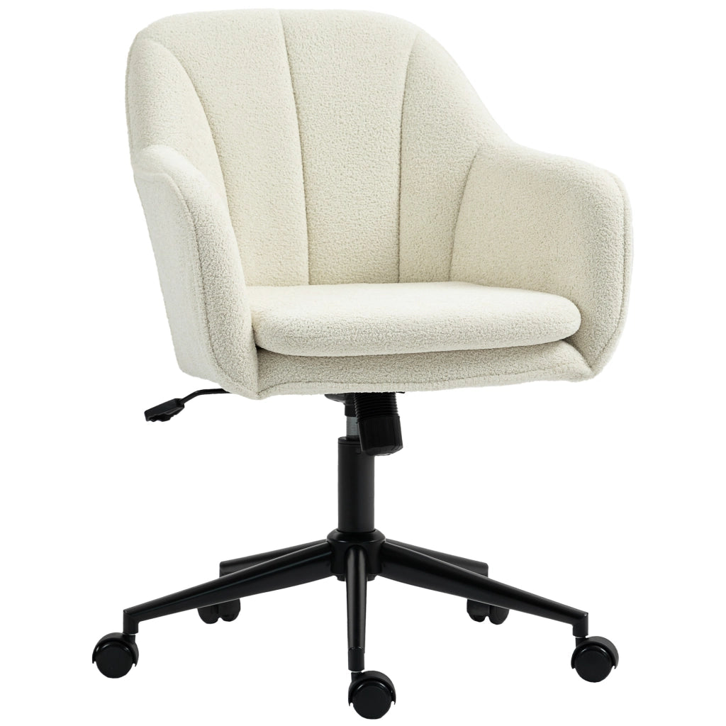 Sedia da ufficio ergonomica ¨C Minimal ¨C regolabile in altezza, girevole, beige