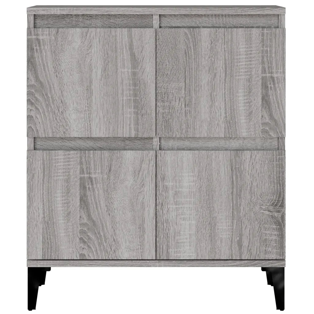 Credenze 3pz | Madia | Buffet da pranzo | Armadio da pranzo Grigio Sonoma 60x35x70 cm in Legno Multistrato