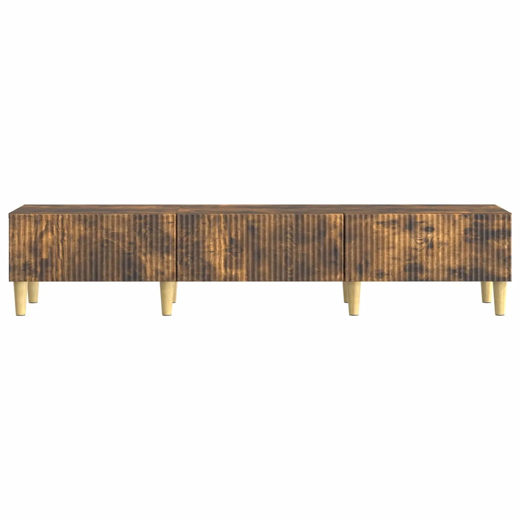 Mobile TV | Armadietto TV | Mobile Porta TV Rovere Fumo 147 x 34,5 x 30 cm Legno ingegnerizzato