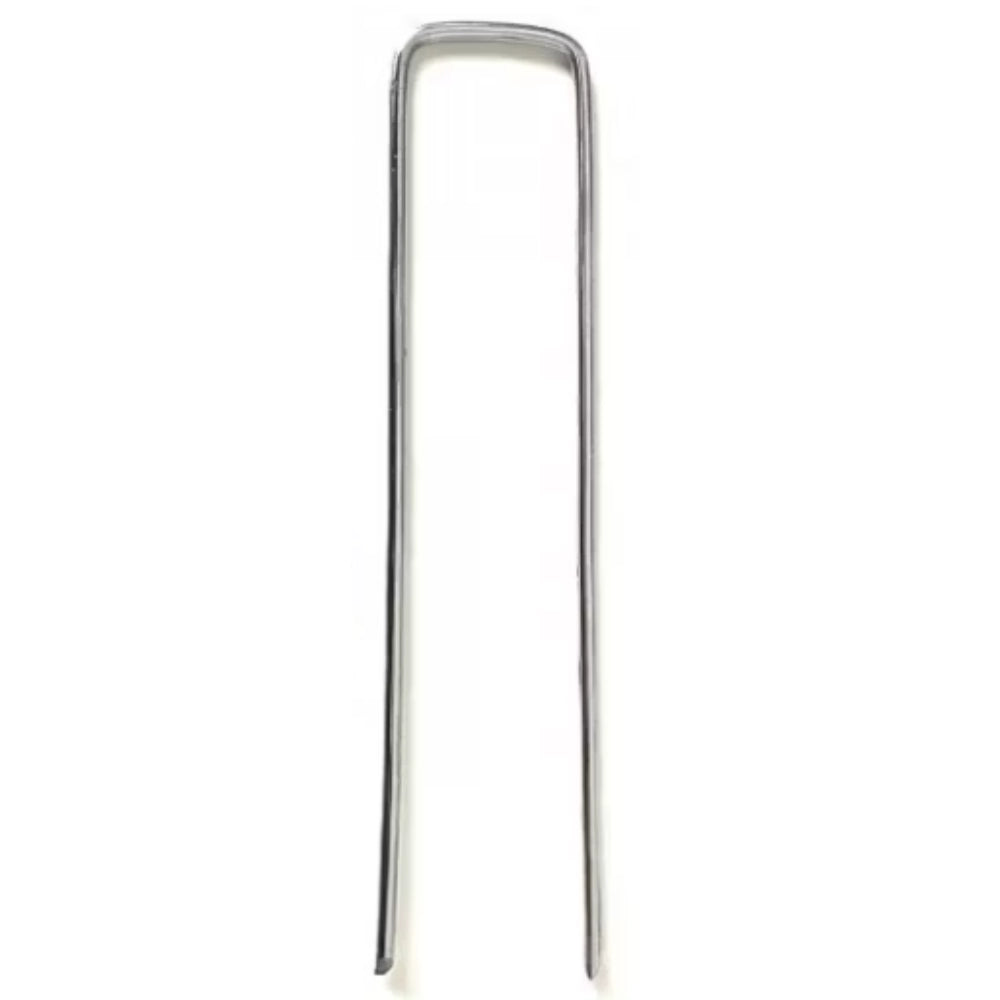 Picchetti zincati fissaggio prato sintetico 15 x 3 cm confezione 20 pezzi
