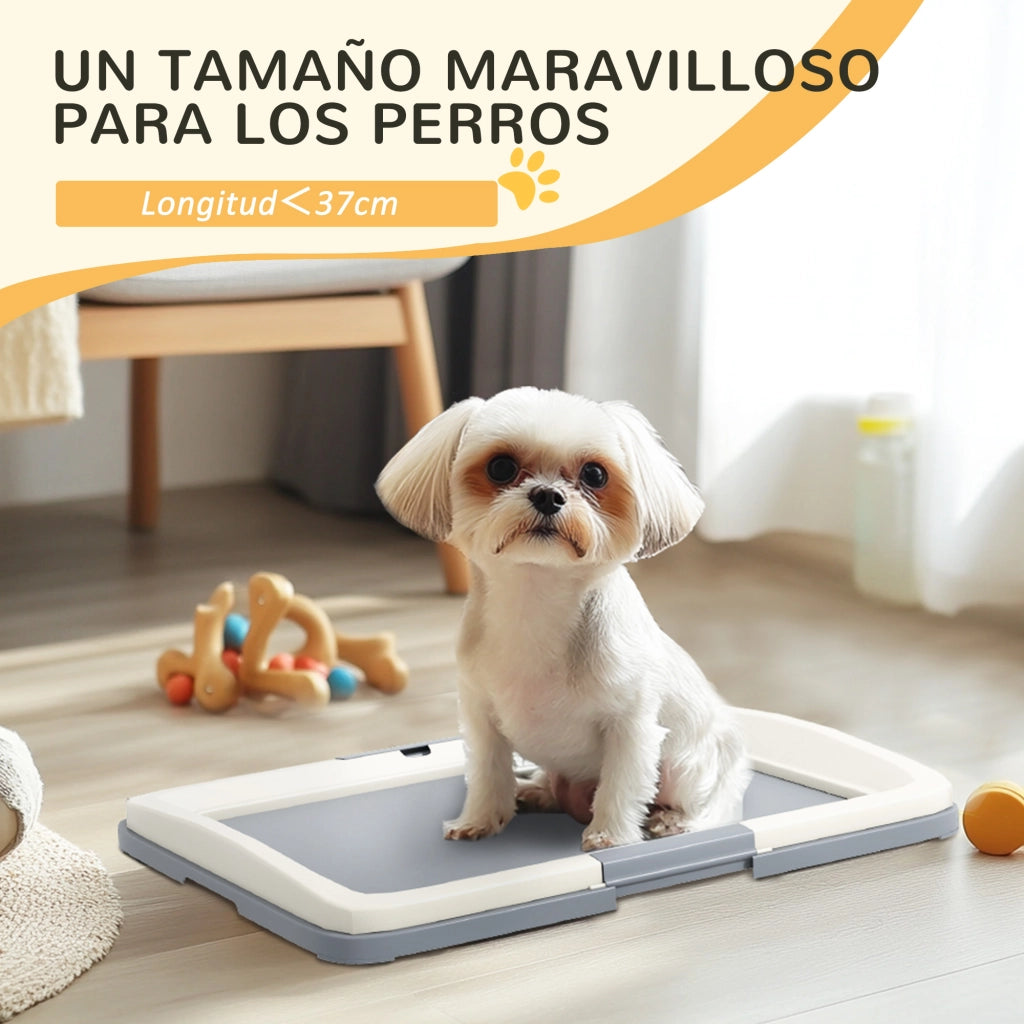 Bandeja Igienica per Cani con Griglia ¨C Zephmum ¨C Grigio 63x48.5x6 cm