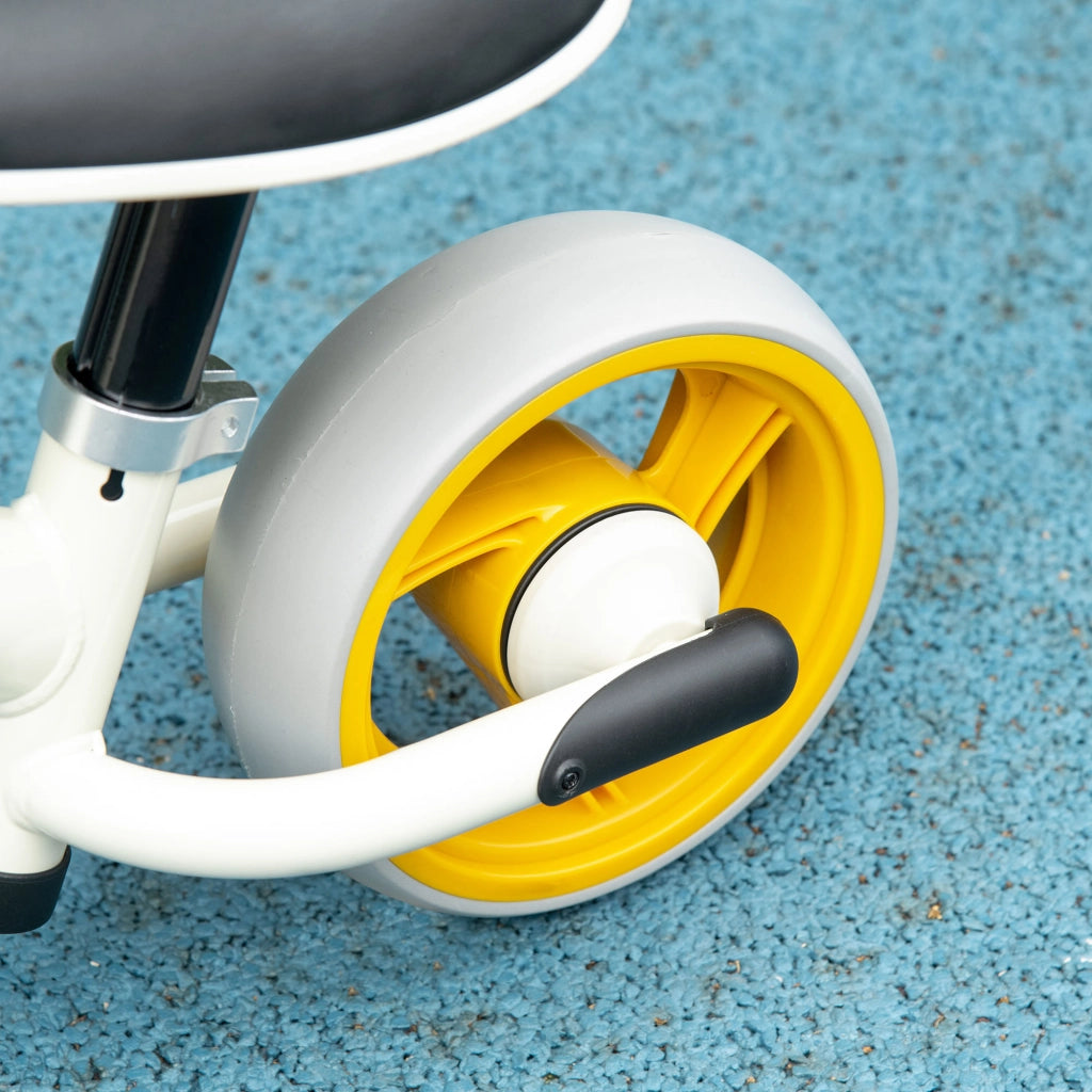 Bicicletta di Equilibrio Bambini ¨C zephmum ¨C Bianco e Arancio 66.5x34x47 cm