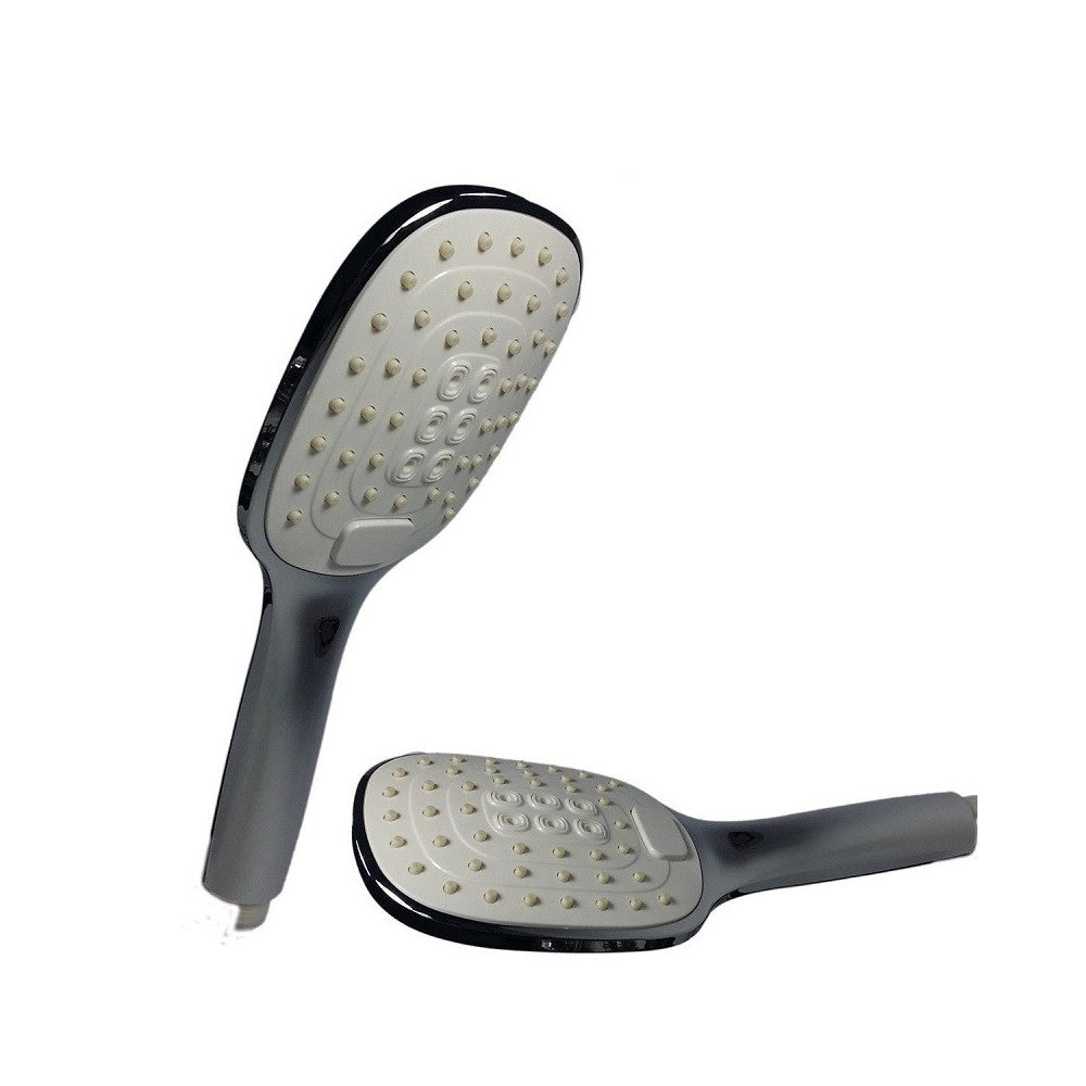 Trade Shop - Doccia Doccetta Soffione 3 Getti Anticalcare Con Pulsante Ricambio 82006 -