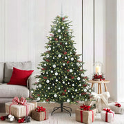 Albero di Natale artificiale con 300 LED Verde 180 cm 3395553