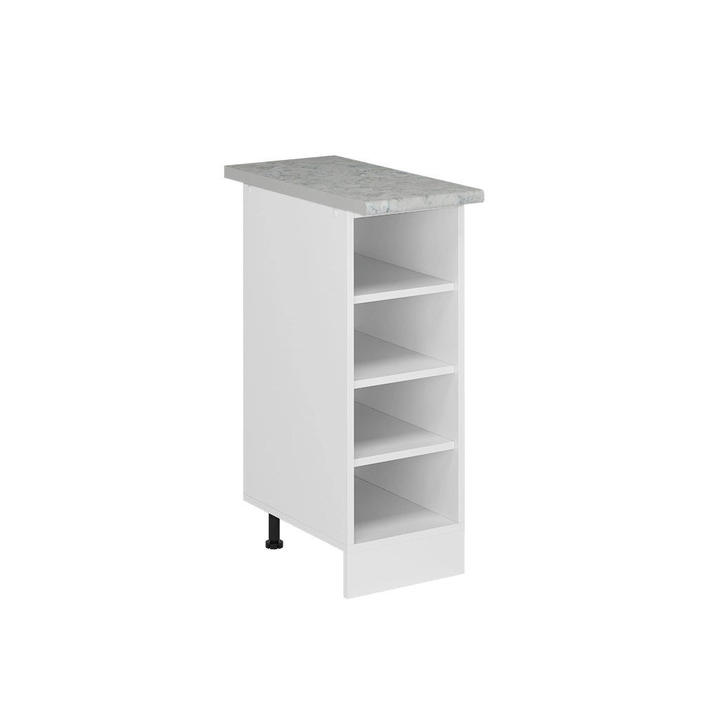 Vicco Scaffale da cucina Bianco 30 cm , PL Marmo