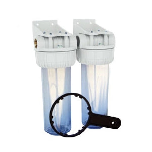 FILTRO PER ACQUA IN PLASTICA DUPLEX- 10 - Att. 1- EA- pezzi 1