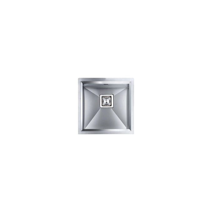 CM Lavelli 012811.X0.01.2063 Glamour Lavello sottotop monovasca acciaio inox AISI 304 45x45 cm colore Inox satinato