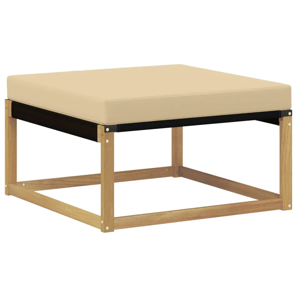 Set di divani da esterno 8 pcs Bianco e Beige 3388919