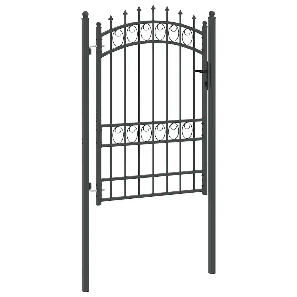 Cancello della recinzione con punte EMMEN 170 x 100 cm 42008990