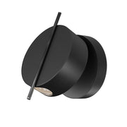 Maytoni Applique Moderna Nuance 1 luce LED integrato nero alluminio