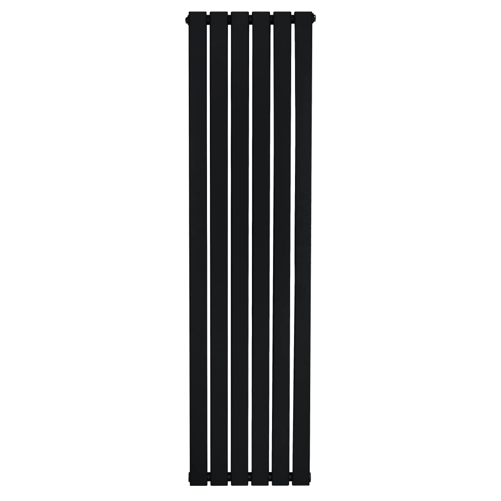 Radiatore Verticale Design Piatto Colonna Singola Nero 1600x420 mm