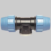 RACCORDO A TEE FEMMINA PLASTICA  63 x 11/4 x 63     UNIDELTA