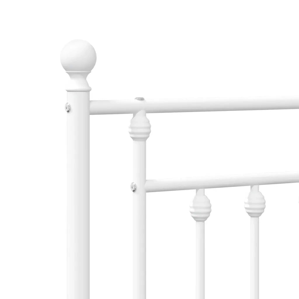 Testiera di Ricambio in Metallo Bianco 80 cm 353613