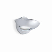 Perno, Lampada da Parete Materiale Struttura in Vetro, Argento