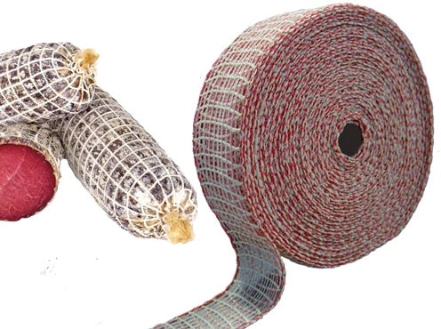 RETE ELASTICA PER SALUMI INSACCATI 18 QUADRI DIAMETRO 12MM ROTOLO 50 MT.