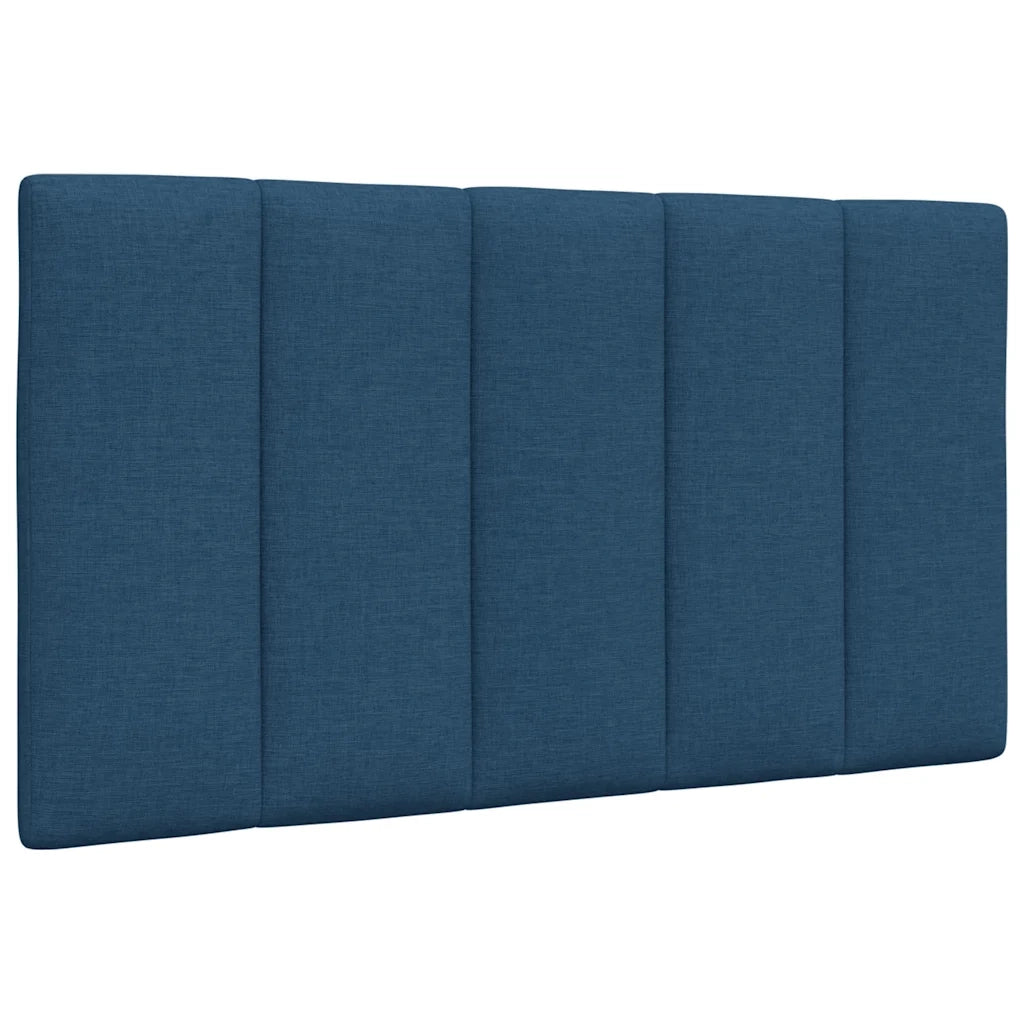 Letto singolo | Letto per adulti | Giroletto senza Materasso Hanko Blu 90x200 cm in Tessuto