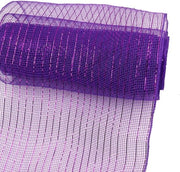Decorazione con Lint a Rete 10 Metri - Lint a Rete - Poliestere - Decorazioni per Natale - Fai da Te - Alta Flessibilità - Blu - Nastro a Rete