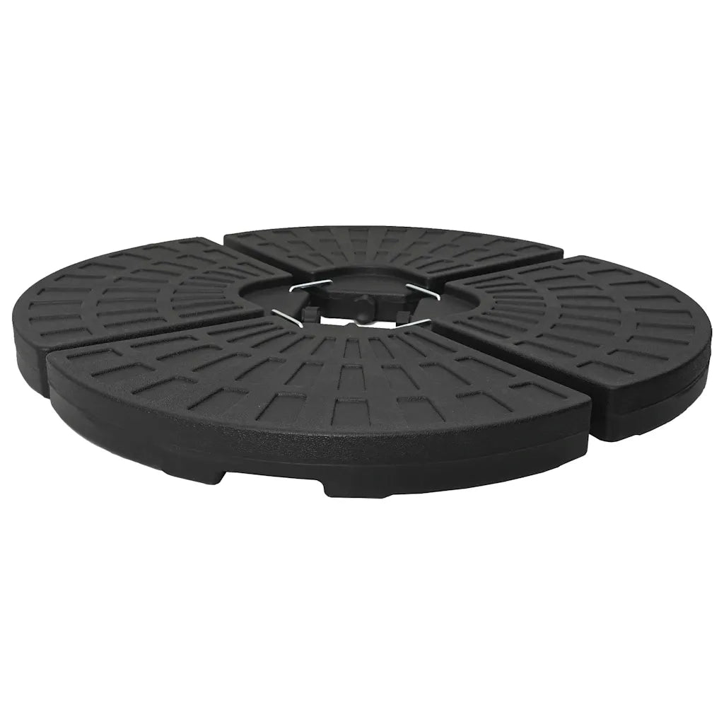 Base per Ombrellone a Forma di Ventaglio 4 pz Nero CFW6891548
