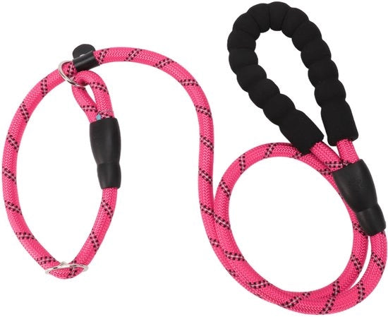 Cinturone per Cani Riflettente - Nylon - 130cm - Maniglione in Schiuma - Sostenibile - Sicurezza e Comfort - Attrezzo per Cani