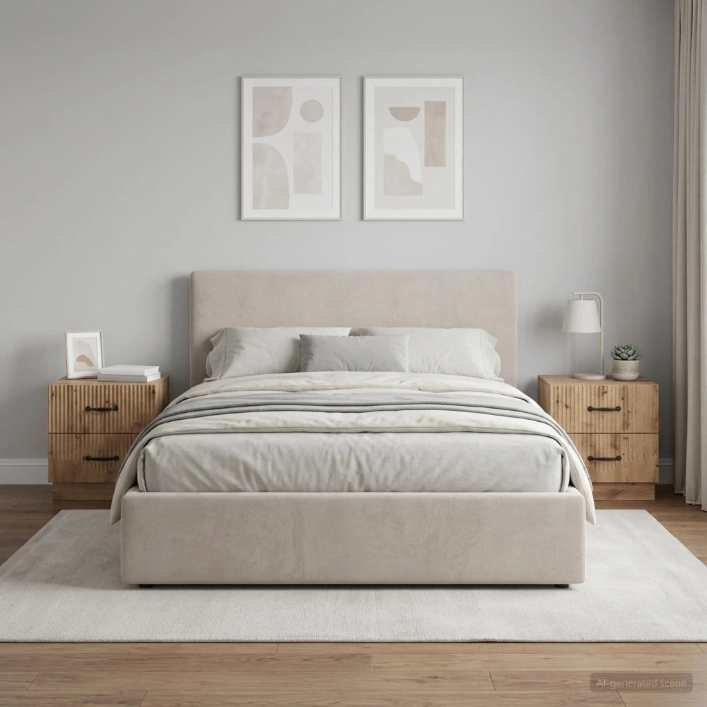 Armadio da Notte 2 pcs Rovere Artigianale 43 x 34,5 x 44,5 cm 895234