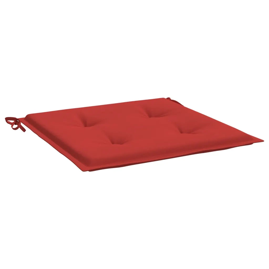 Cuscini per Sedia 6 pz Rossi 50x50x4 cm in Tessuto Oxford 314051