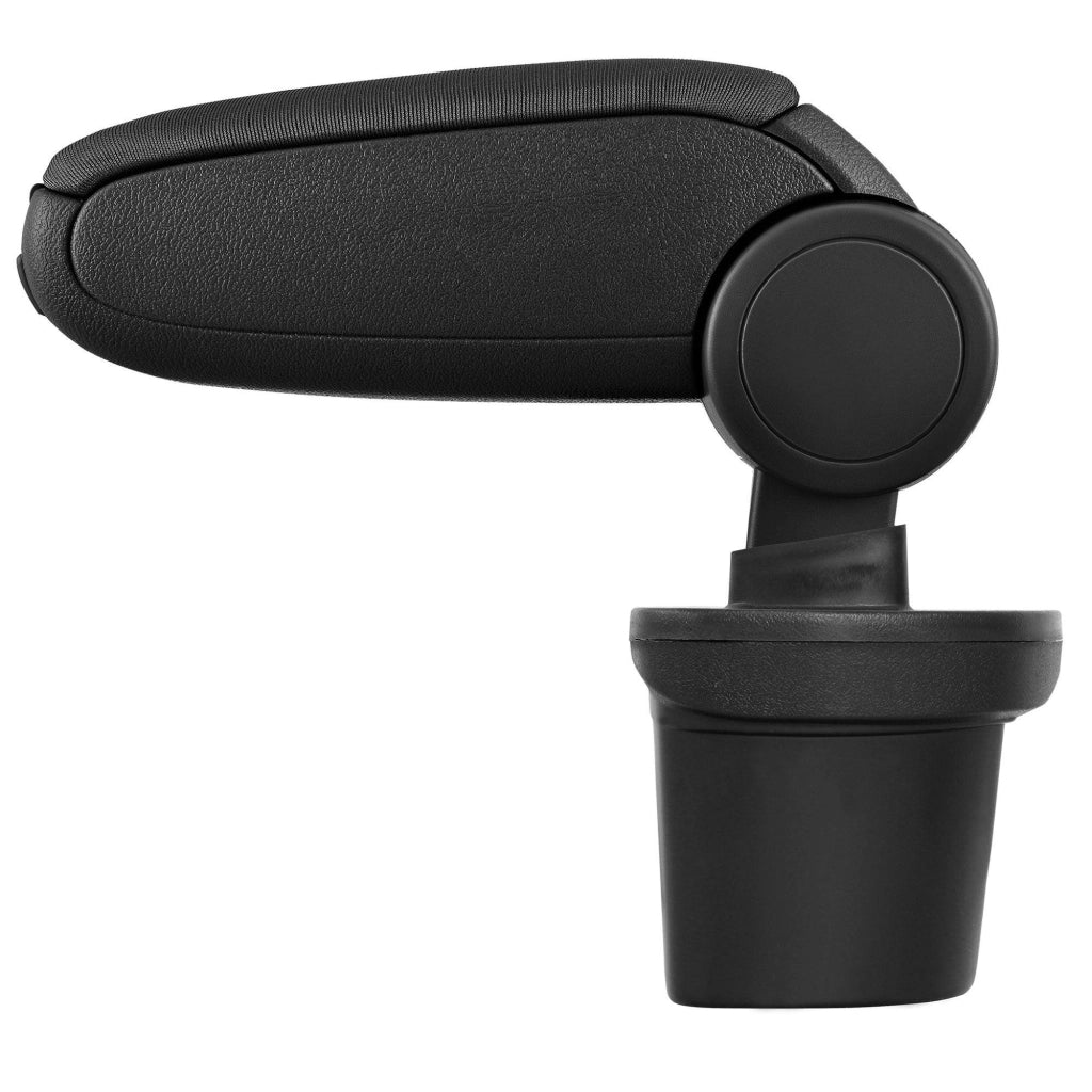 Bracciolo centrale per Nissan Juke con scomparto imbottito in tessuto nero 03_0000525