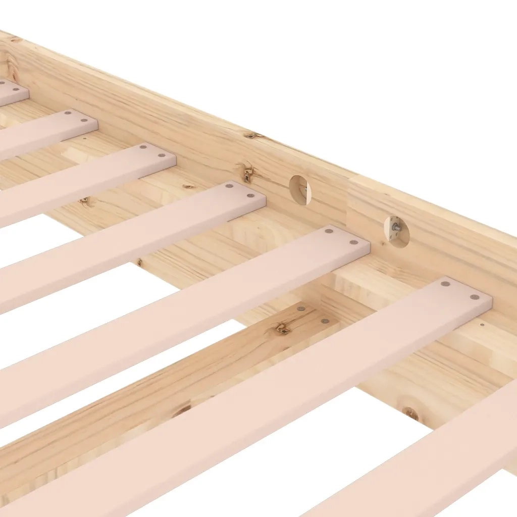 Giroletto-Struttura Letto in Legno Massello 120x200 cm 404936