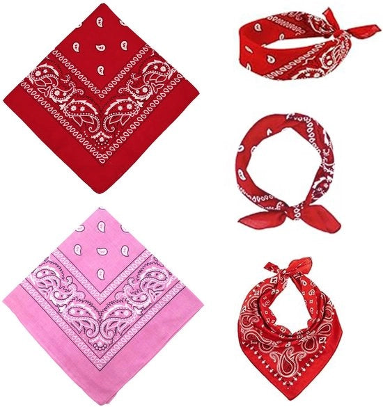 Benda multiforme a pois - 2 pezzi - Stile retrò - Adatto per Uomini/Donne