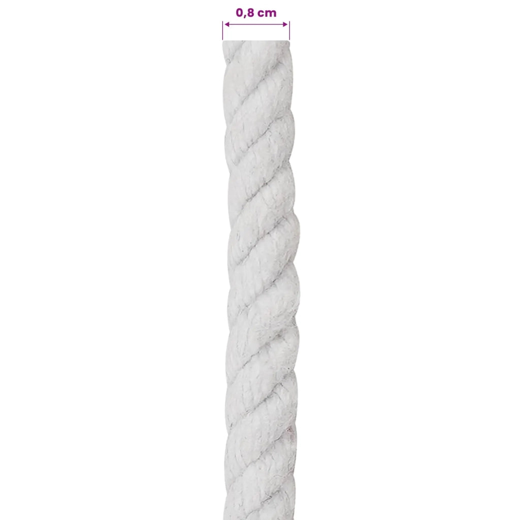 Corda Bianco 0,8 x 0,8 x 25000 cm Cotone 42011856