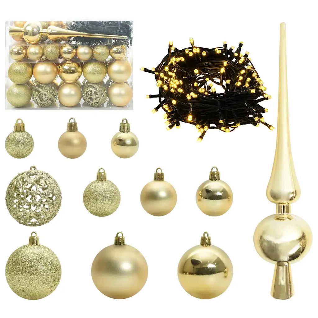 Albero di Natale artificiale con 150 LED Bianco 120 cm PE e PVC 3397592