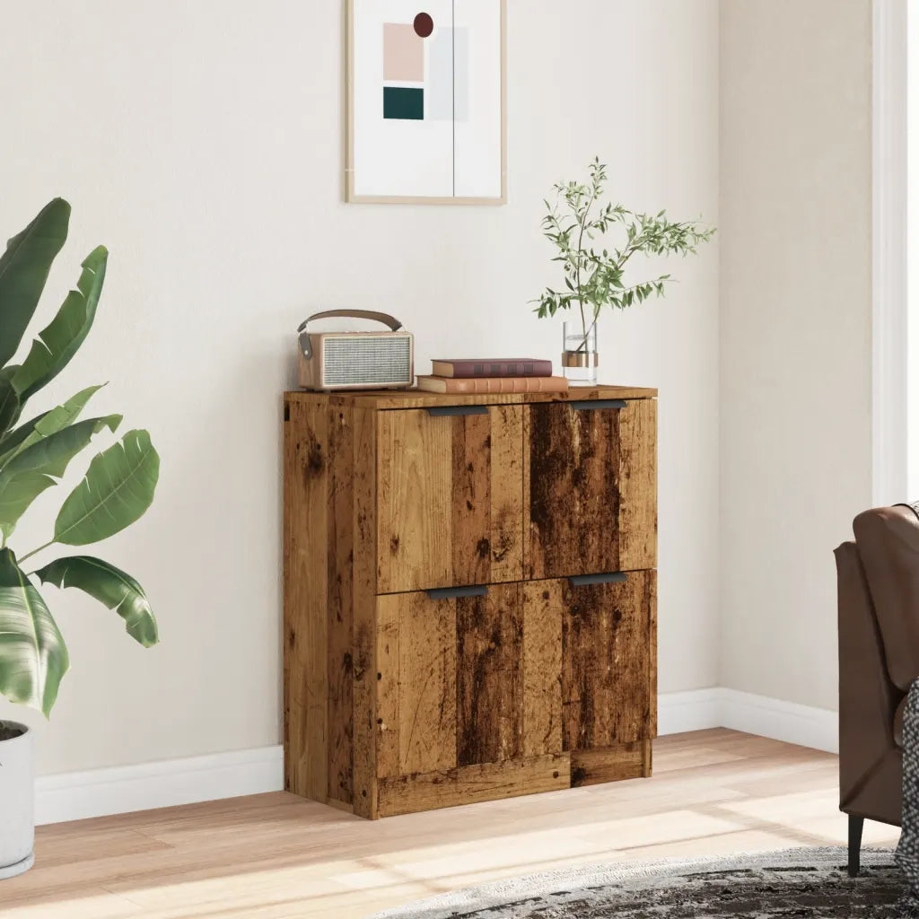 Credenza | Madia | Buffet da pranzo | Armadio da pranzo Legno Antico 60x30x70 cm in Truciolato