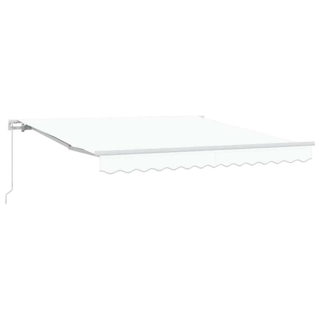 Tenda da Sole-Tenda parasole per balcone Bianco 300 x 250 x 165 cm Poliestere 671104