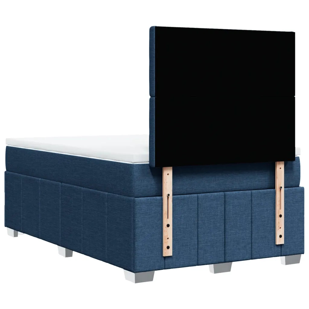 Giroletto a Molle con Materasso Blu 120x190 cm in Tessuto 3293927