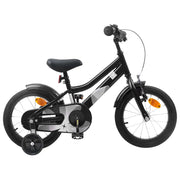 Bicicletta per Bambini 12 Pollici per bambini di 2-4 anni Nero 42009377