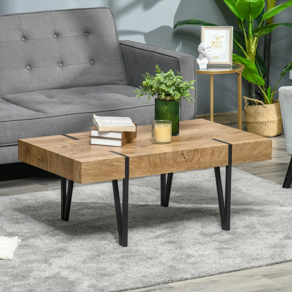 Tavolino ¨C Minimal ¨C Nero + Marrone 105x60x42