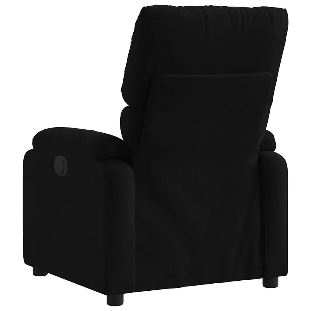 Poltrona reclinabile in tessuto nero 3205682