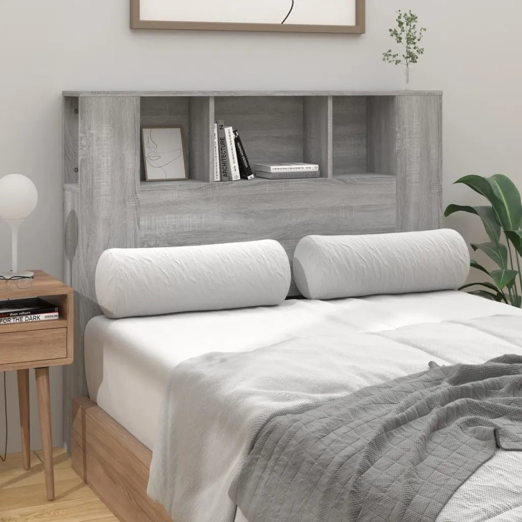 Testiera | Testata con Scomparti Grigio Sonoma 120x18,5x102,5 cm