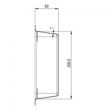 CASSETTO POSACENERE 190x240mm