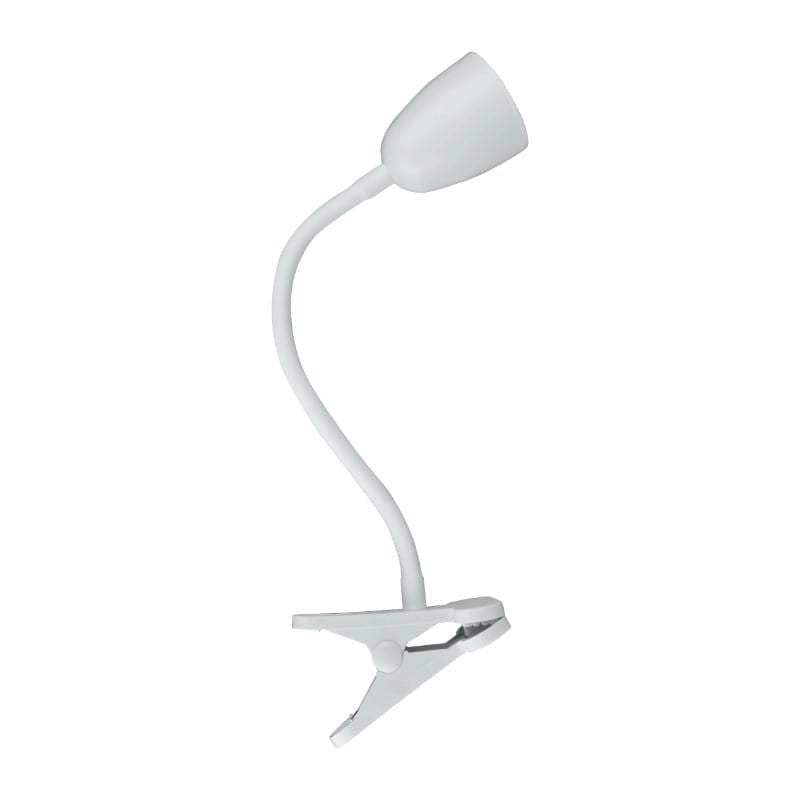 Lampada da scrivania con clip LED 4W 4000K bianca DPM