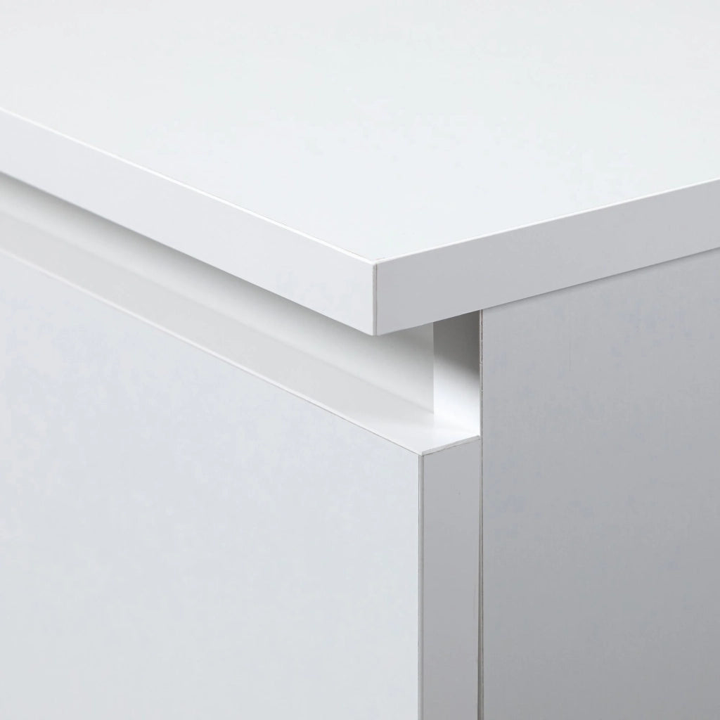 Cassettiera AKORD K160 Bianca 160 cm 4 cassetti 160x40x55 cm Quercia Artigiana