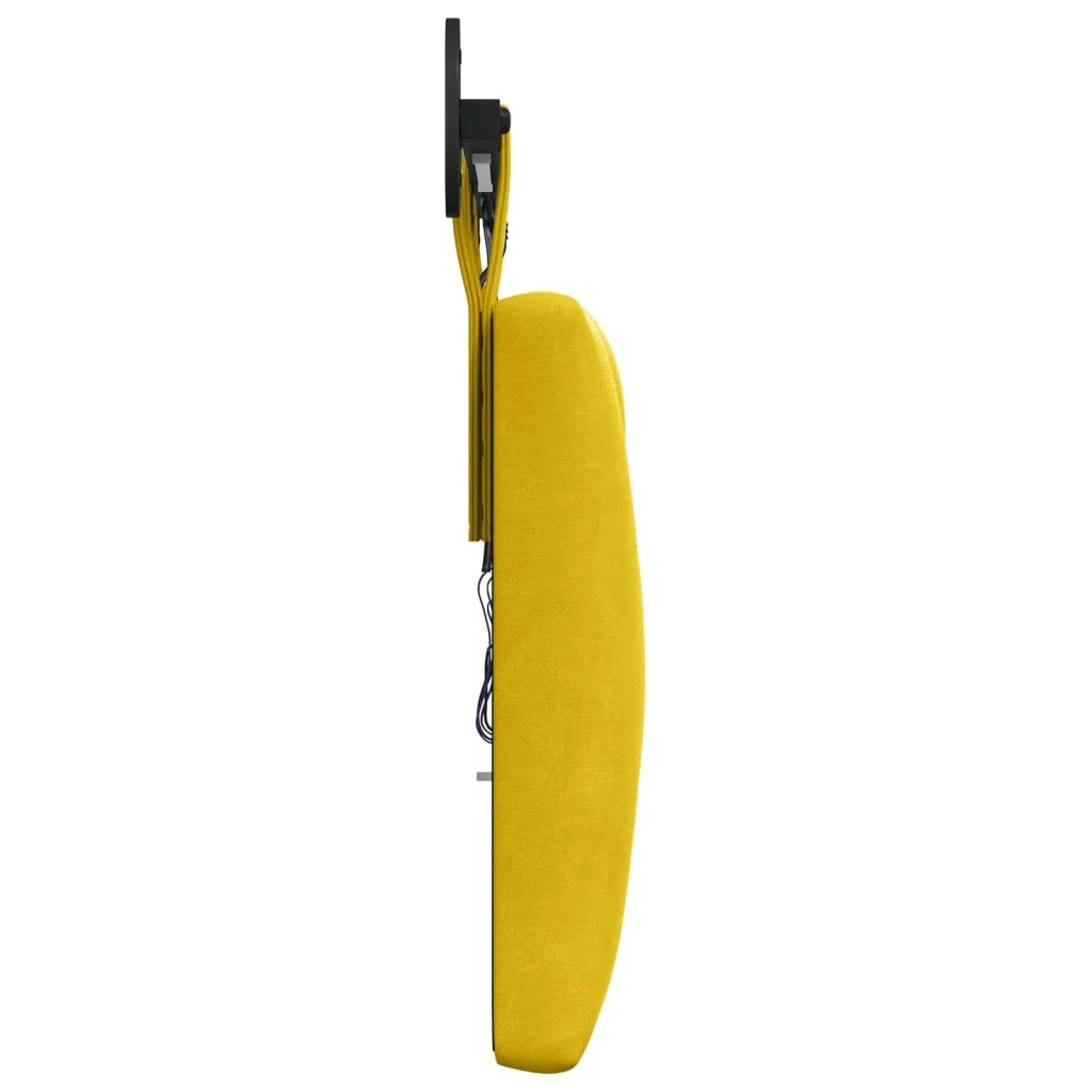 Testiera sospesa Con luce LED Giallo Velluto 3424672
