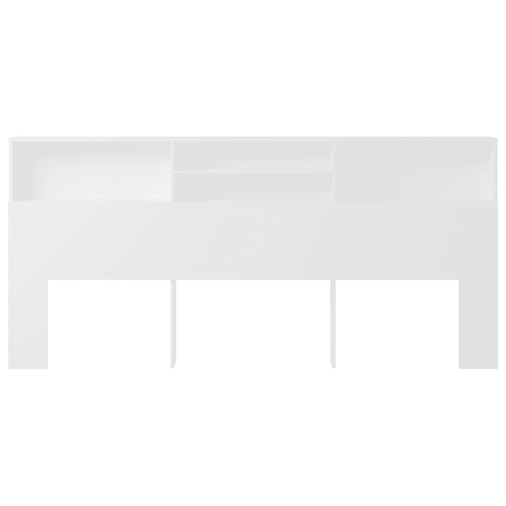 Testiera | Testata con Contenitore Bianco 220x19x103,5 cm